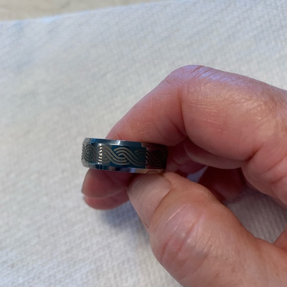 Tungsten wedding band - Picture 1 of 7